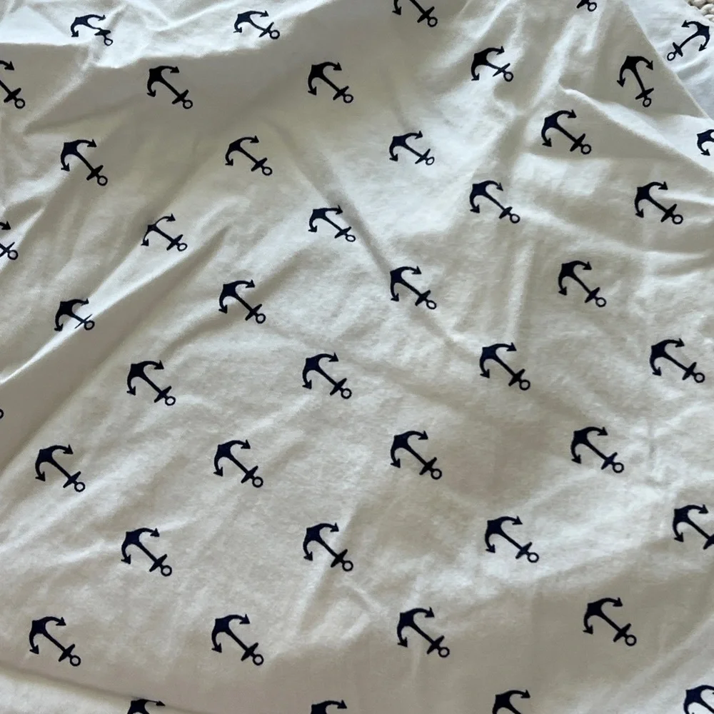 Nautical Anchor Crib Sheet - Picture 8 of 8